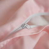 Color Blocking Bedding Set 600TC Lyocell Bamboo Fiber Soft Silky Cool Feeling Duvet Cover Flat/Fitted Bed Sheet Pillowcases 4Pcs