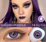 1 Pair Halloween Contact Lenses for Eyes Cosplay Lenses Anime Lenses Anime Accessories Lenses Black Lenses Red Lens