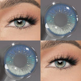 Color Contact Lenses Prescription Small Pupil Graduated Lens 1Pair Fashion Makeup Soft Color Contacts  Beauty Cosmetic