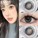 2PCS New Product Colored Contact Lenses Korean Lenseses Soft Lens Eye Beauty Pupil ﻿Black Brown Lense ﻿