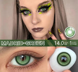 1 Pair Halloween Contact Lenses for Eyes Cosplay Lenses Anime Lenses Anime Accessories Lenses Black Lenses Red Lens