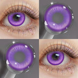 Anime Cosplay Colored Contact Lenses, Yearly Disposable Soft Lens, Fashion Beauty Cosmetic Lenses for Students & Daily