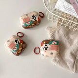 Forest - themed lazy - sofa - cat - patterned protective case for AirPods 4/3, also suitable for Pro 2, the new second - and thi