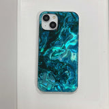 Sea water blue summer simple phone case for iphone 14pro 12pro 13 15 11 15pro 15promax 13pro 14promax 14 pro max 12 coque capa