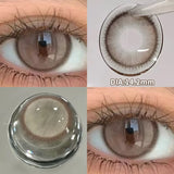 Prescription Contact Lenses Myopia Lenses with Diopters Natural Pupils Color Contact Lenses for Eyes Brown Lenses 2pcs