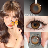 Korean Hot Sale Color Contact Lenses Beauty Pupilentes 2Pcs Soft Lens