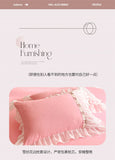 Lace Bedding Set for Girl Ruffle Brushed Soft Microfiber Princess Style Queen Duvet Cover Set Bed Sheet Pillowcases Home Textile