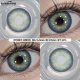 Big Eyes Color Contact Lenses Fashion Blue Colored Contact Lense Brown Softlenses Green Beauty Pupils Yearly Use