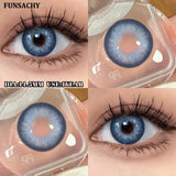 1 Pair  Contact Lenses for Eyes Color Eye Contacts Brown Gray Lens Beautiful Pupils for Makeup Yearly Use