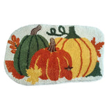 Holiday Tufting Pumpkin Bathroom Mat Soft Fluffy Plants Bedroom Carpet Bathmat Area Floor Pad Doormat Aesthetic Home Room Decor