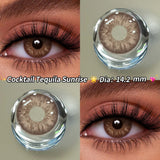 Yearly Colored Contact Lenses for Eyes Natural Eye La Girl Gray Contact Blue Lenses Blue Lenses Fashion Lenses 2PCS