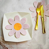 Shaped Floral Decoupage Paper Napkins Elegant Flower Printed Napkins for Birthday Wedding Baby Shower Garden Tea Party Supplies