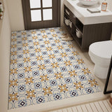 Bathroom Carpet Non-slip Bath Absorbent Floor Mat Quick Drying Toilet Entrance Doormat Retro Patterns Rug Alfombra