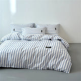 New Simple Wind 100% Cotton Stripe Single Product Quilt Cover High-quality Skin-friendly Duvet Cover Without Pillowcase