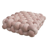 Square Knot Stuffed Cushion Nordic Aesthetic Pillow Decorative Plush Pillow Office Sleeping Floor Windowsill Back Cushion Decor