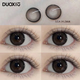 1Pair Color Contact Lens Black Pupils High Quality Myopic  BrownEyes - 1 to- 8 Diopter Contact Lenses 1 Year Fast Shipping