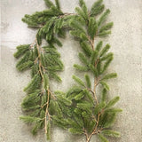 Artificial Green Plants New Year Christmas Garland Wreaths Home Party Decoration Pine Tree Rattan Hanging Ornament For Kids