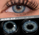Blue Gray Beauty Eye Contact Color Contact Lens for Eyes Brown Makeup Lenses Yearly Green Pupils Soft Colored Eye Lens
