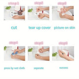 1 Sheet Red Snake Tattoo Sticker Temporary Tattoo Waterproof and Long-lasting Baby Art
