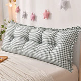 Bedhead Anti-collision Soft Cushion Nordic Style Double Large Backrest Can Be Dismantled and Washed Watching Drama Waist Support