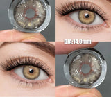 2Pcs Best Selling Contacts Colored Lenses Myopia Degree -0.00 to -8.00 Blue Green Grey Series Soft Lens EyeBeauty Pupil