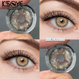 2Pcs Best Selling Contacts Colored Lenses Blue Green Grey Series Soft Lens EyeBeauty Pupil