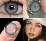 1Pair Colored Contact Lenses for Eyes Blue Contact Lenses Yearly Beautiful Pupils Gray Contact Lenses Green Contacts