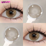 Colored Contacts Lenses Brown Natural Lenses Gray Colored Pupils Natural Look Green Contacts Lens Cosmetic Beauty Big Eyes