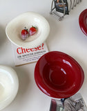 Handmade Ceramic Dessert Bowl Solid Color Yogurt Bowl Household High-value Tableware Fruit Salad Breakfast Oat Yogurt Bowl