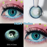 Colored Contact Lenses 2Pcs/Pair Beauty Eye Makeup Lens Natural Look Multi-Color Fa28-2/3/5 Yearly Disposable Contact Lens