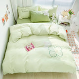 Bed Linen Comforter Sets Kids girls Duvet Cover And Sheet 3/4 pcs Bedding Set Adult Single Double Queen Size Bed Sheets Set