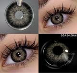 Color Contact Lenses For Eyes 1pair Yearly Natural Eye Color Lens Cosmetic Soft Eye Lenses Beauty Pupils with Lens Case