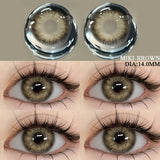 1pair Colored Contact Lenses for Eyes Natural Brown Contact Blue Eyes Lenses Korean Gray Contacts Yearly Green Pupils