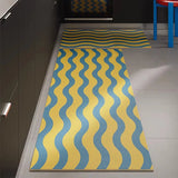 Kitchen Carpet Waterproof Oil-proof PVC Leather Washable Floor Mats Long Strip Runner Kitchen Rug Home Decoration Tappeto Cucina