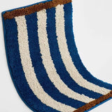 Nordic Tufting Stripe Bathroom Mat Tufted Bathmat Soft Geomrtic Rug Pad Living Room Carpet Anti-slip Hallway Home Room Decor