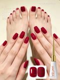 1Pc 10Ml Red Gel Nail Polish Starter Pure Soak Off No Wipe Nail Gel Polish Suitable For All Seasons