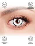 1 Pair Hallowee Contact Lenses for Eyes Cosplay Lenses Anime Lenses Anime Accessories  Lenses Black Lenses Pink Lens