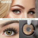 1Pair Color Contact Lens Pupils High Quality Cosmetic Blue Gray Makeup Myopia Degree -0.00 to -8.00 Fast Shipping