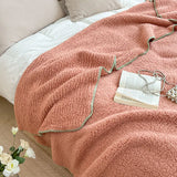 Warm Blankets for Winter Velvet Bed Blankets Double Side Fleece Queen King Blanket Throws Bed Cover Luxury Bedspread On the Bed