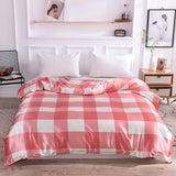 Bed Linen Silky Duvet Cover220x240 Stripe Queen Size 1PCS Quilt Cover Bedding covers Fashion Home Textile Nordic sling