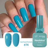 Single-use gel nail polish, 15ml each, requires LED lighting, solid color, a must-have for manicures | Vibrant nail colors | Nai