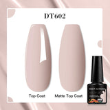 7ml Rubber Base Nail Gel Polish Nude Milky White DIY Nail Art Soak Off Gel Polish Semi Permanent Painting UV Vernis