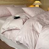 4Pcs Light Luxury Style Pure Cotton Class A Maternal And Infant Grade 160 Counts Long Staple Cotton Bedding Duvet Cover 200x230