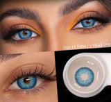 Colored Contacts Lenses for Eyes Gray Pupils Fashion Blue Lenses Brown Makeup Contact Yearly Green Beautiful Pupil 2pcs