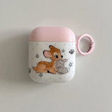Cute Cartoon Deer Rabbit Silicone Earphone Case For Apple AirPods 1 2 3 4 Pro 2 Wireless Bluetooth Earphones Protection Cover