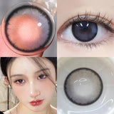 1 Pair Beauty 10 Colors Contact Lenses for Eyes Natural Pupil Color Lens Eyes for Myopia Free Shipping Half A Year Use