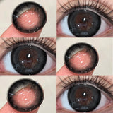 1 Pair New Color Contact Lenses Black Contacts Lens Beauty Pupil Makeup Yearly Fast Shipping