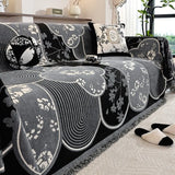 Chinese Antique Printed Sofa Cover Full Cover Dust-Proof Sofa Blanket for Office Furniture Protection Slipcover for All Seasons