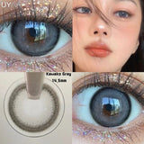 Diopter y2k Lenses Color Contact Lenses for Eyes with Degree Korean Fashion Lenses Blue Eye Lens Brown Natural  Eyepieces