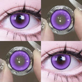 2pcs Color Contact Lenses Anime Golden Yellow Purple Pupil 6months Halloween Cute Eye Circle Lens 14.2mm